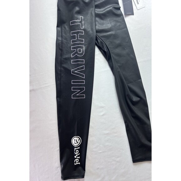 NUX Womens Stella High Rise‎ Leggings Black Size XL NWT - Picture 6 of 8